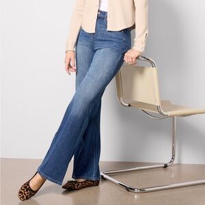 Evereve Ever Vintage Wide Leg Jeans, 26